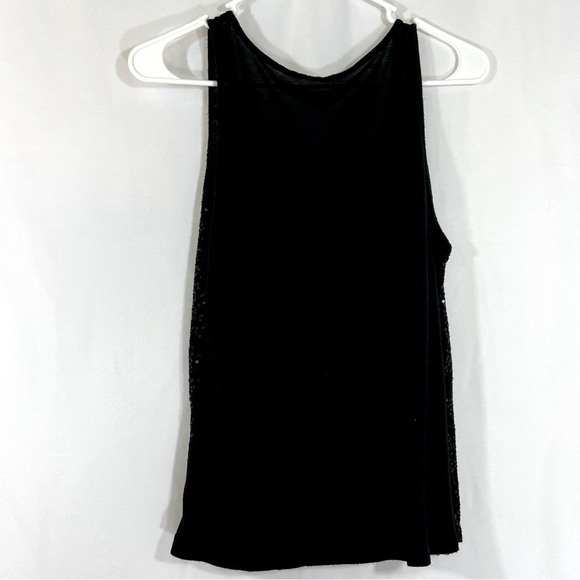 NY&C New York & Company woman’s short sleeves, black with sequins, size L - Picture 2 of 6